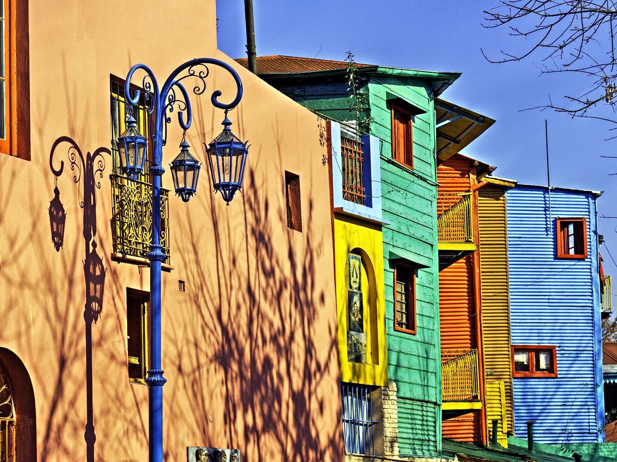 Painted houses of Caminito in La Boca